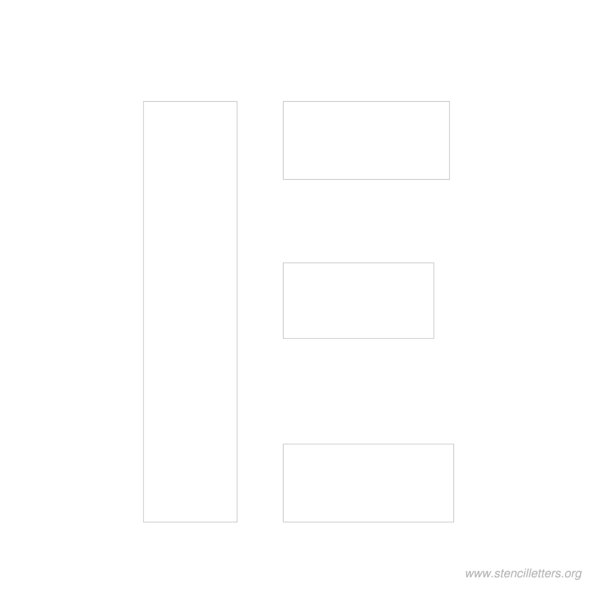 10 inch stencil letter e 10 inch stencil letter e