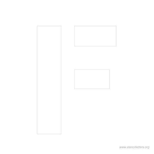 10 inch stencil letter f 10 inch stencil letter f