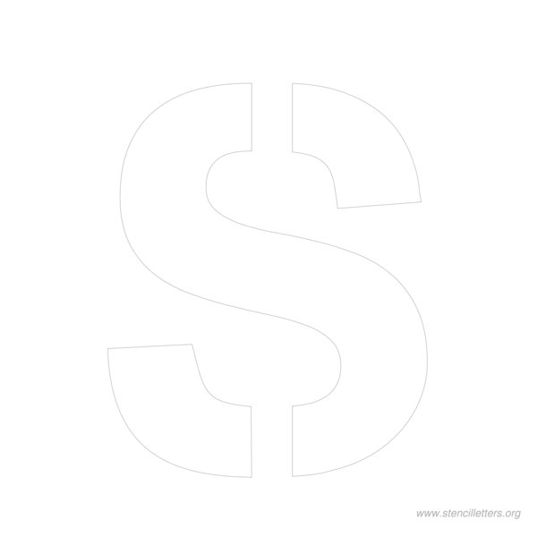10 inch stencil letter s 10 inch stencil letter s