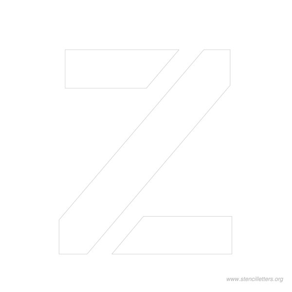 10 inch stencil letter z 10 inch stencil letter z