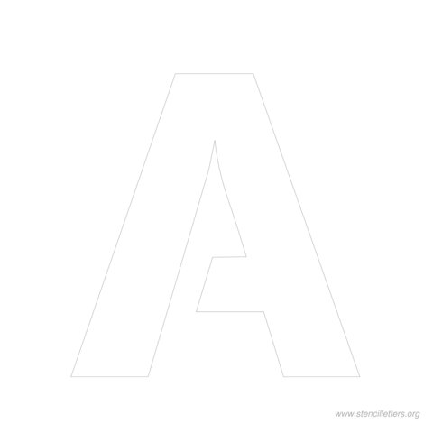 9 inch stencil letter a 9 inch stencil letter a