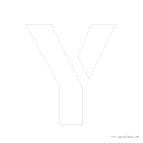 9 inch stencil letter y 9 inch stencil letter y