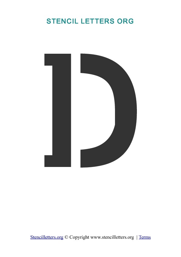 PDF Stencil Template D