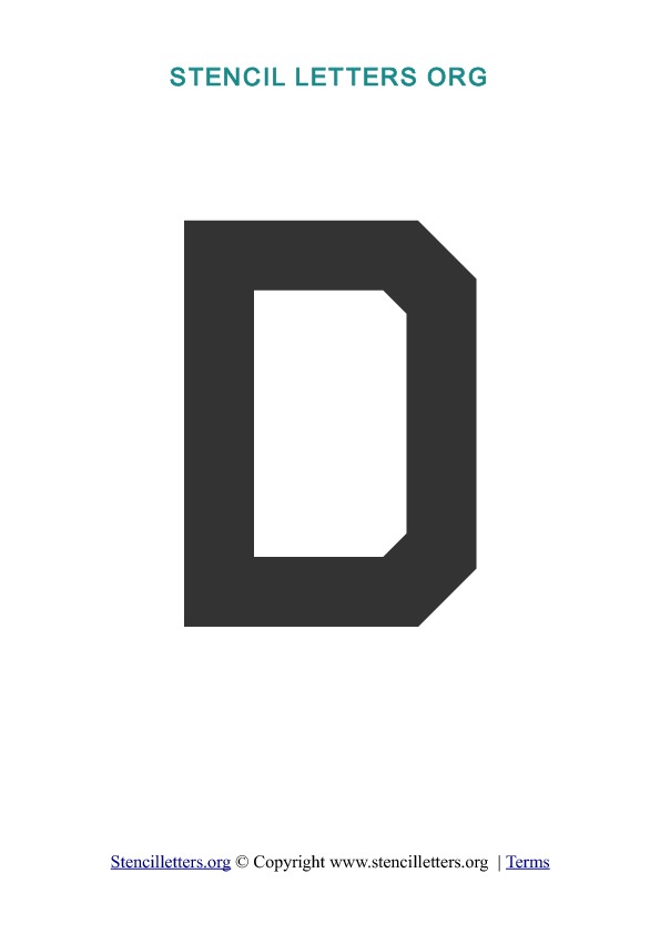 PDF Stencil Template D