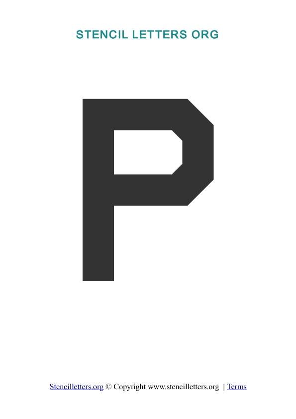 PDF Stencil Template P